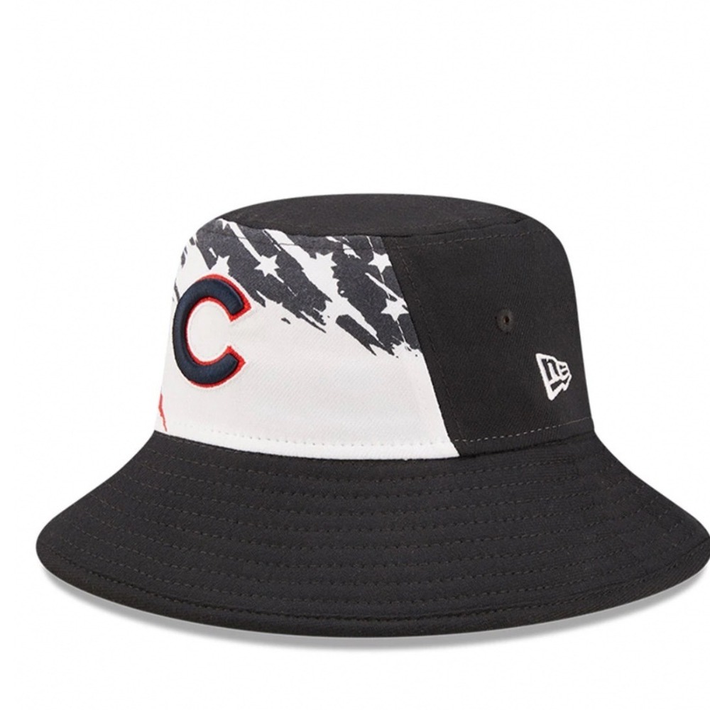 Chicago Cubs New Era 2022 4th of July Bucket Hat MLB Navy Blue OSFM NWT